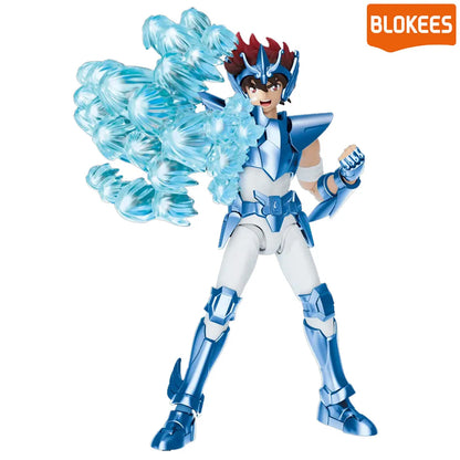 Blokees Saint Seiya Champion Class 04 - Pegasus Seiya - Chevalier Pégase - maquette montée pose météores de Pégase