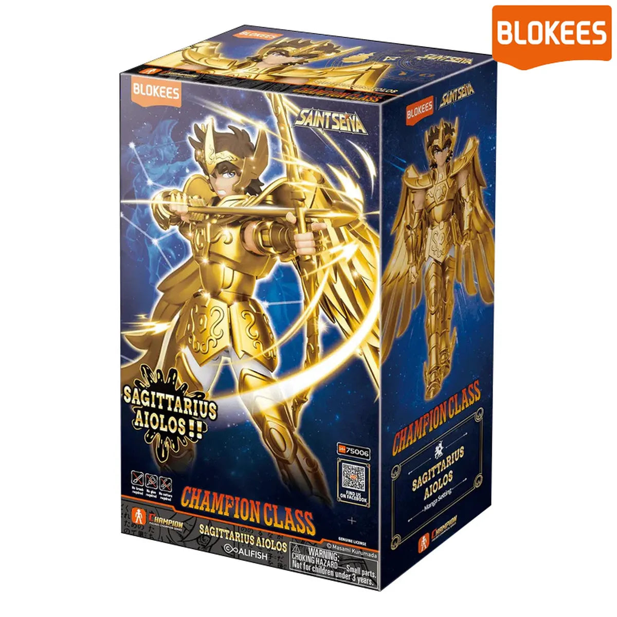Blokees Saint Seiya Champion Class 05 - Sagittarius Aiolos - Chevalier d'or du Sagittaire - boîte
