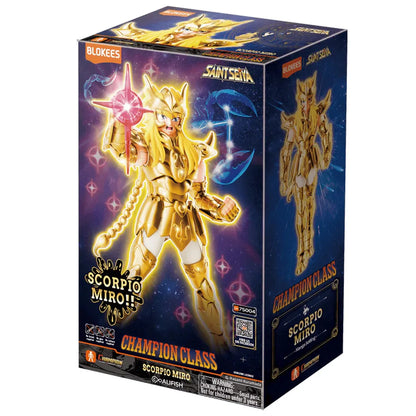 Blokees Saint Seiya Champion Class 03 - Miro Scorpio - Chevalier d'or du Scorpion - boîte