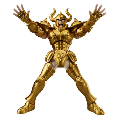 Blokees Saint Seiya Champion Class 06 - Taurus Aldebaran - Chevalier d'or du taureau - maquette montée pose attaque corne du taureau