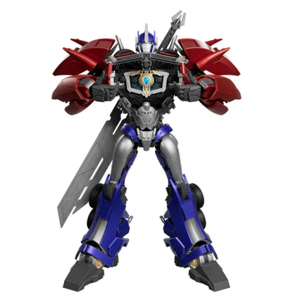 Transformers Blokees Action Edition 06 Optimus Prime (Transformers: Prime) - Posing avec la matrice de commandement