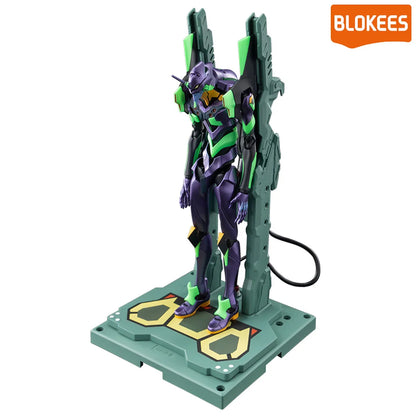 Blokees Evangelion Action Edition 01 - Eva Unit 01 - maquette montée sur socle