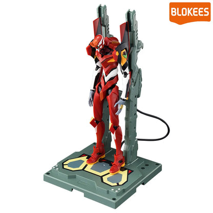 Blokees Evangelion Action Edition 02 - Eva Unit 02 - maquette montée sur socle