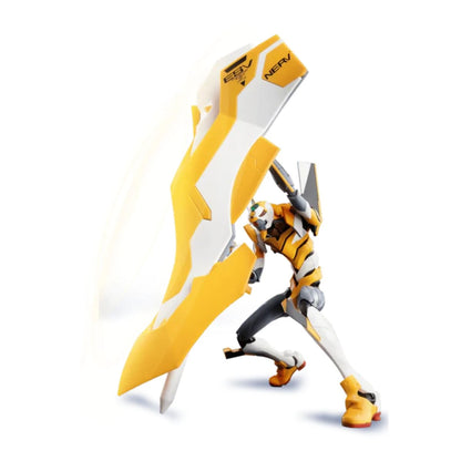 Blokees Evangelion Action Edition - Eva Unit 00 - posing avec bouclier
