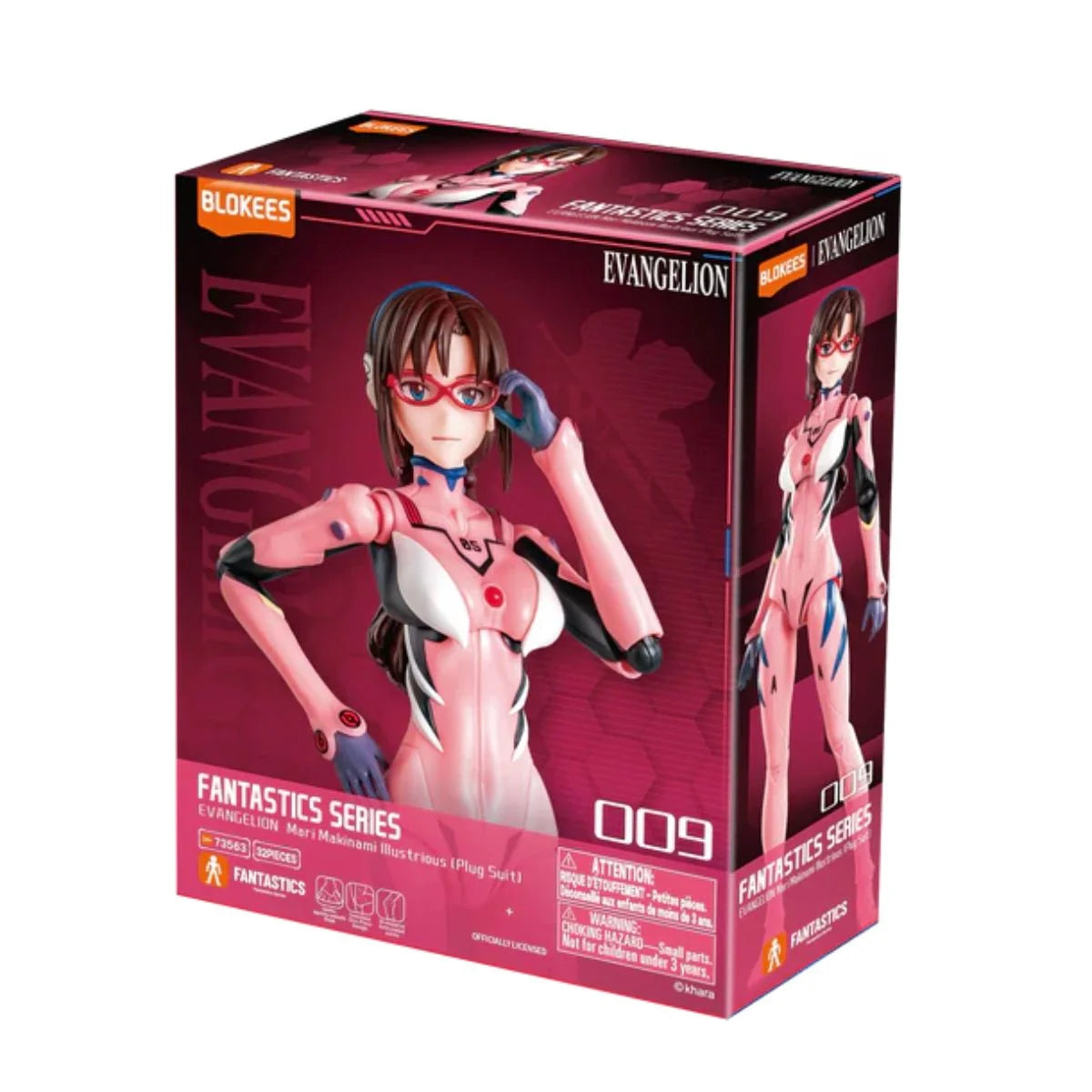 Evangelion Blokees Fantastics Series 02 Mari Makinami Illustrious (Plug Suit) - Boîte