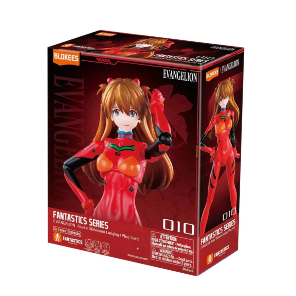 Evangelion Blokees Fantastics Series 03 Asuka Shikinami Langley (Plug Suit) - Boîte