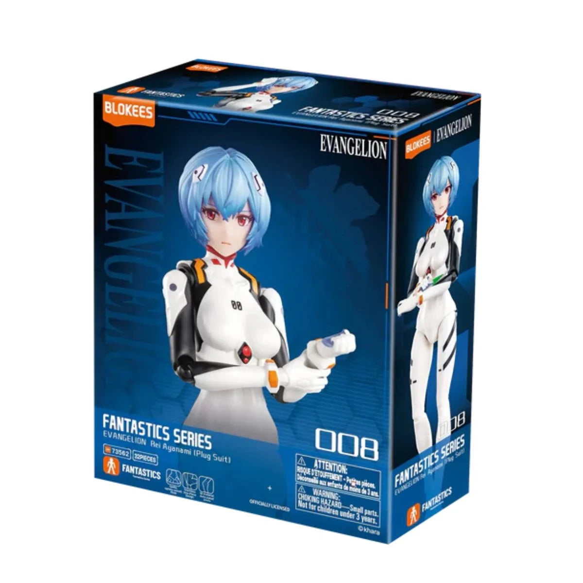 Evangelion Blokees Fantastics Series 01 Ayanami Rei (Plug Suit) - Boîte
