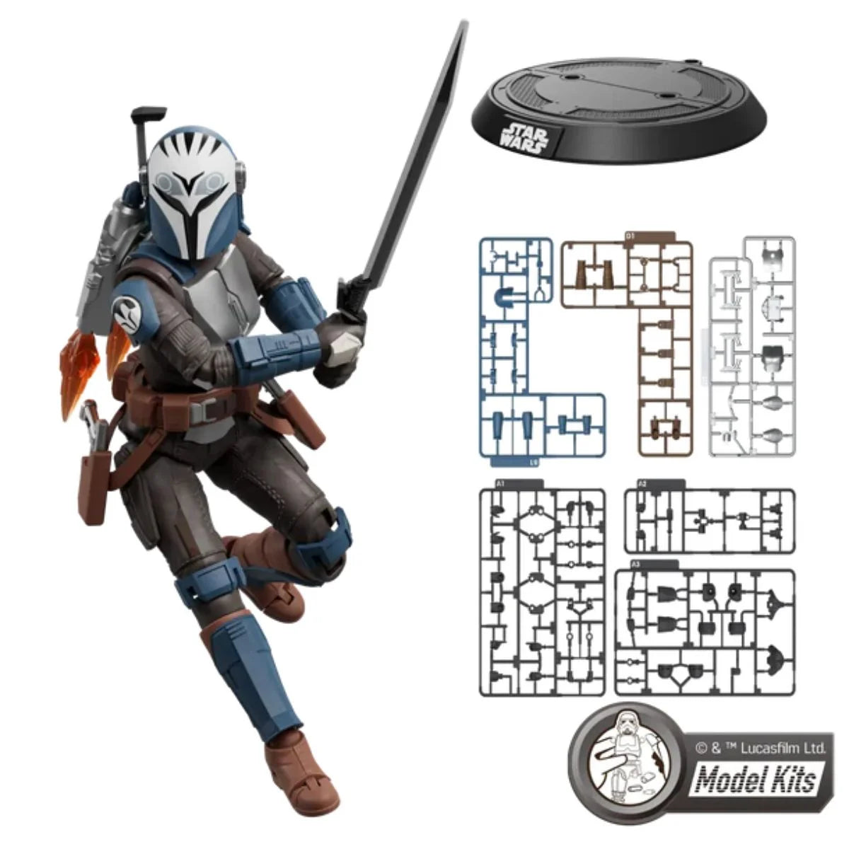 Blokees Star Wars Bo Katan Kryse - posing et grappes