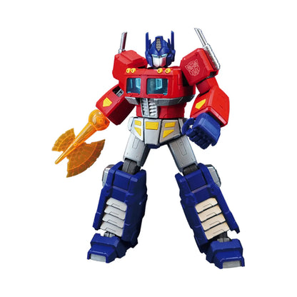 Blokees Transformers Action Edition 01 - Optimus Prime - pose avec hache