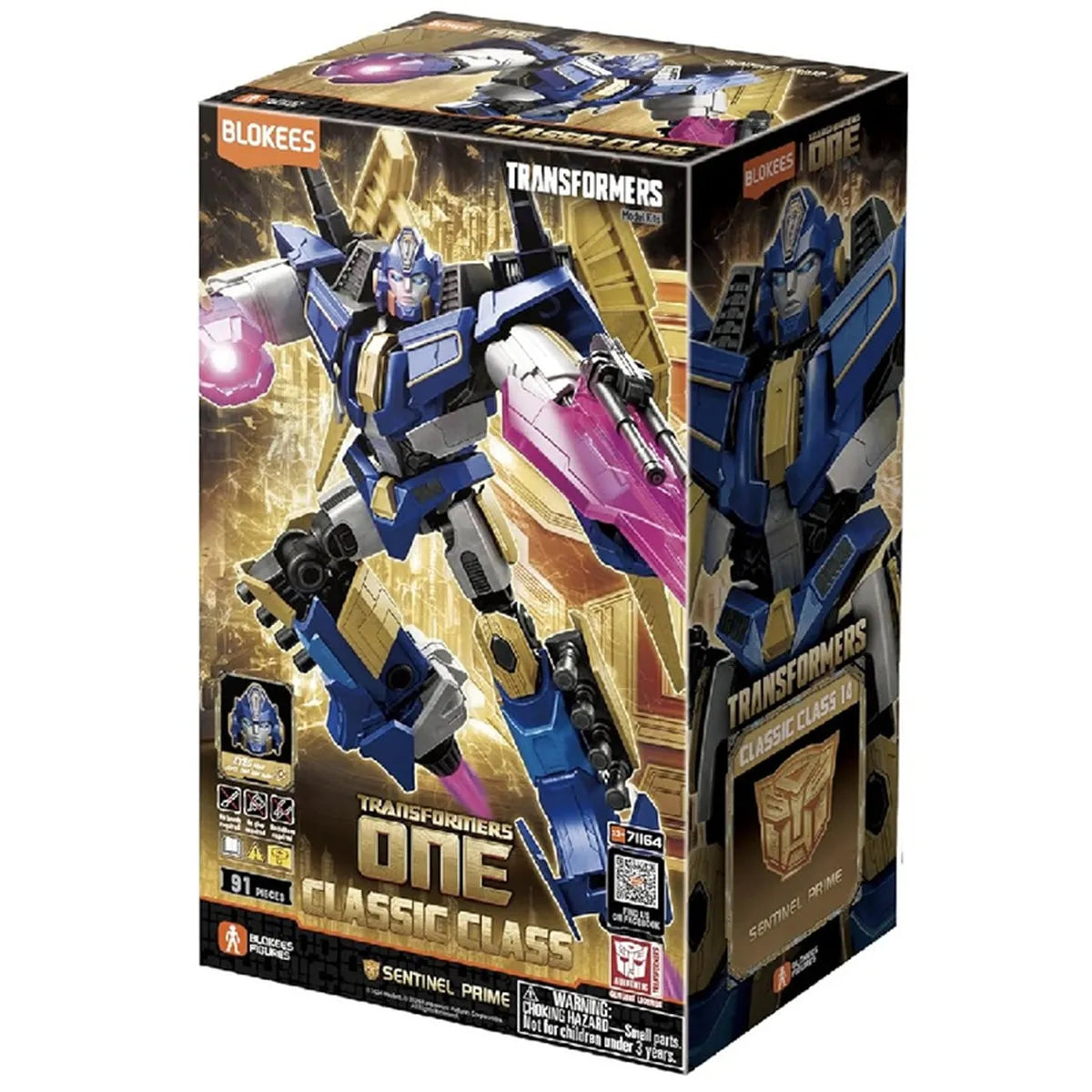 Blokees Transformers Classic Class 14 Sentinel Prime - boîte
