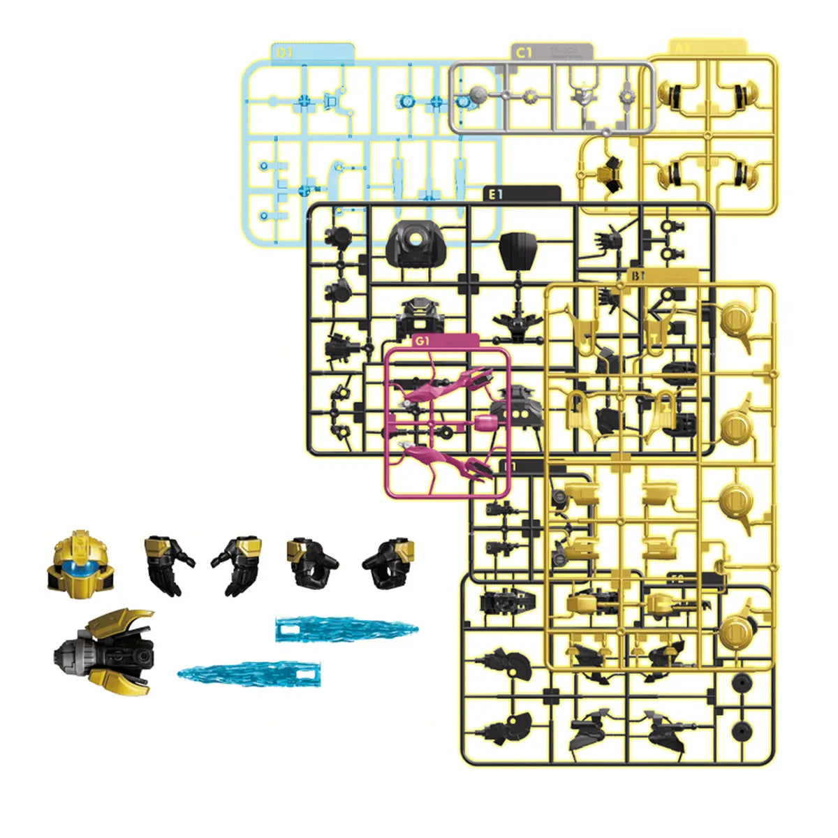 Blokees Transformers Classic Class 15 B-127 - grappes