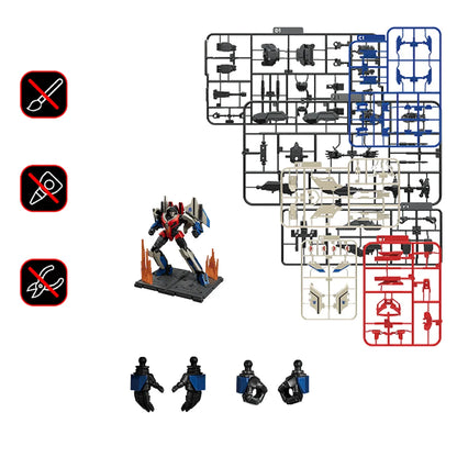 Blokees Transformers Classic Class 16 Starscream - grappes