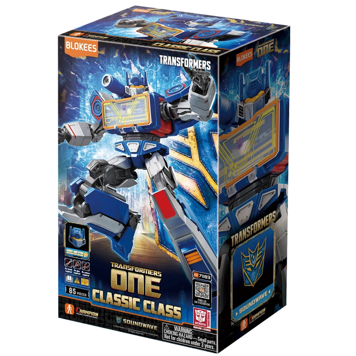 Blokees Transformers Classic Class 17 Soundwave - boîte