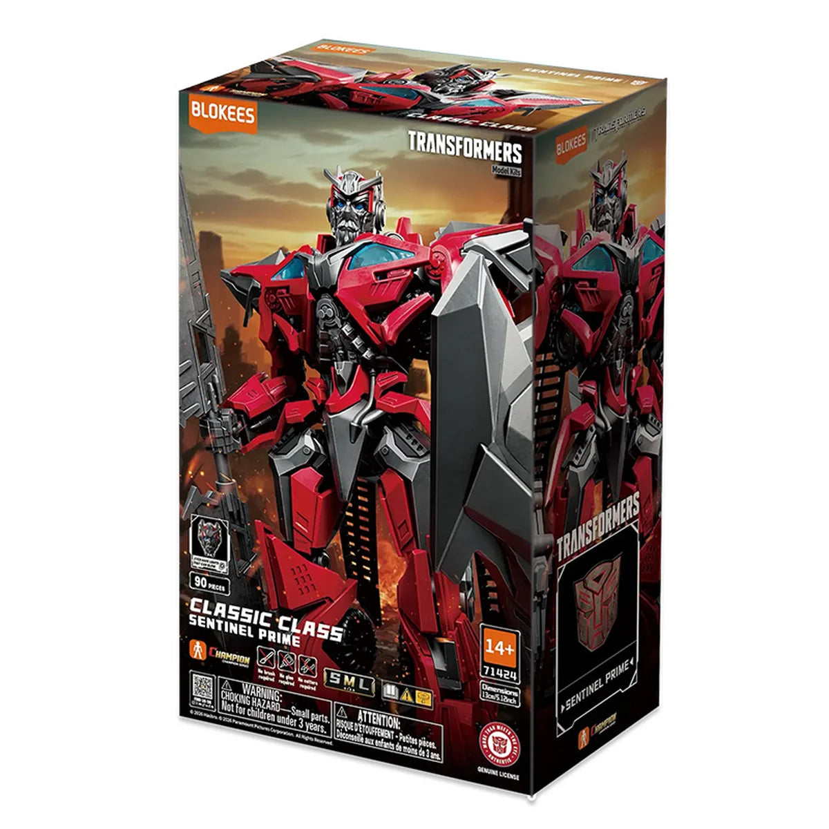 Blokees Transformers Classic Class 24 Sentinel Prime - boîte