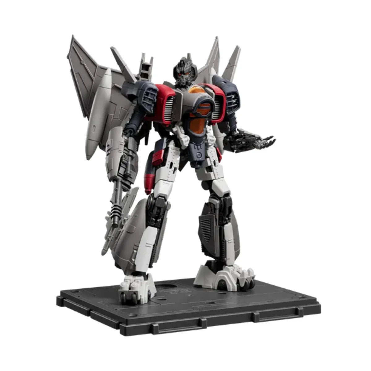 Blokees Transformers Classic Class 25 Blitzwing - maquette montée avec socle
