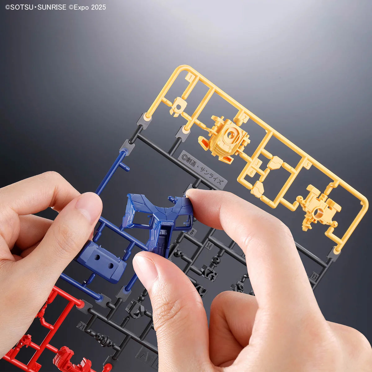 EG 1/144 RX-78F00/E Gundam - Démonstration sur grappe