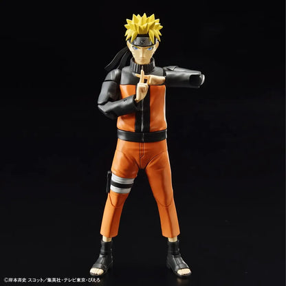 Figure-rise Standard - model kit Naruto uzumaki - maquette montée vue avant avec mains faisant signe