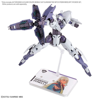 Gunpla Action Base 6 Clear - Witch From Mercury Stickers Set