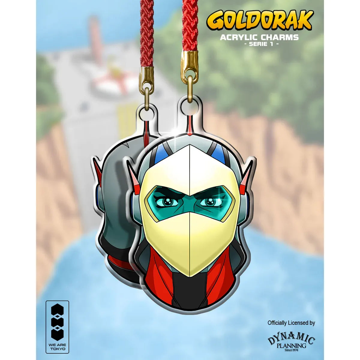 Acrylic Charm Serie 1 Goldorak Casque Actarus