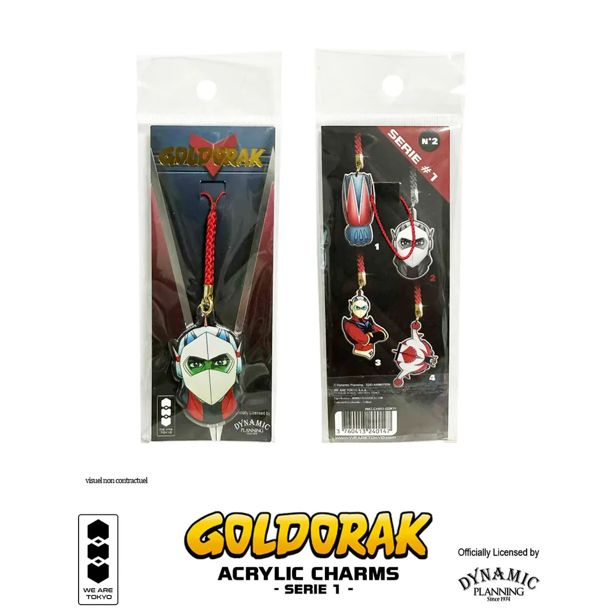 Acrylic Charm Serie 1 Goldorak Casque Actarus - blister
