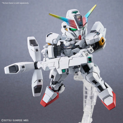 Gunpla SD Cross Silhouette Gundam Calibarn – maquette montée posing avec fusil
