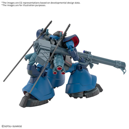 Gunpla Challia's Rick Dom GQ HG 1/144 – maquette montée vue arrière