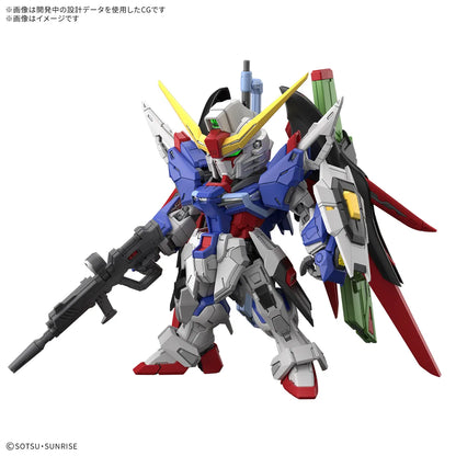 Gunpla Destiny Gundam MGSD – maquette montée vue de face