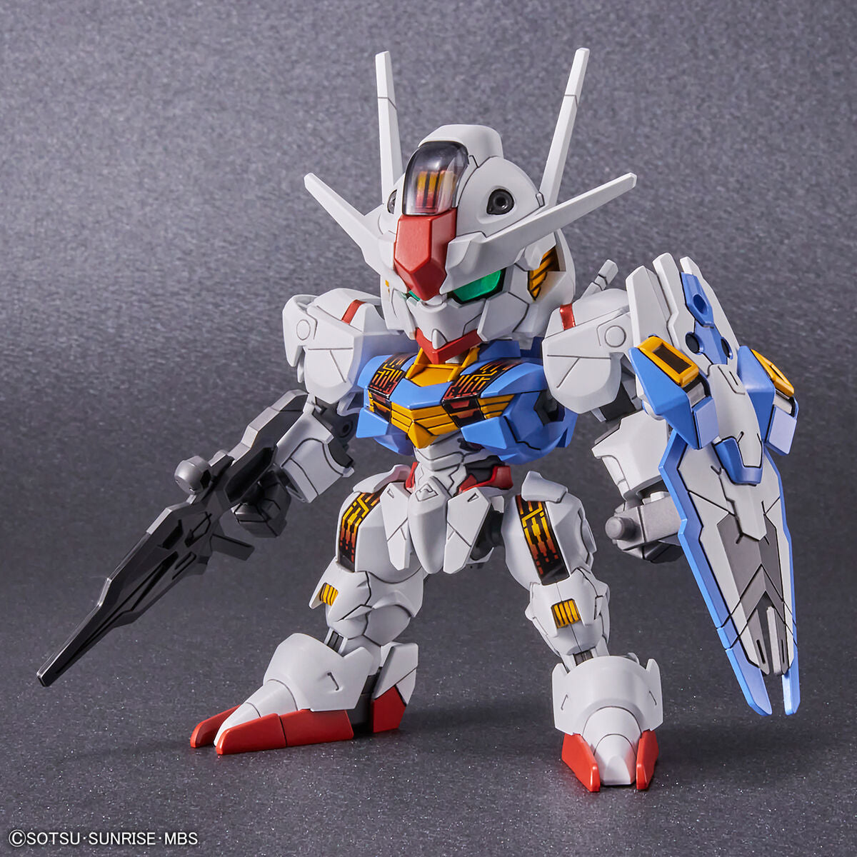 Gunpla Gundam Aerial SD – maquette montée vue avant