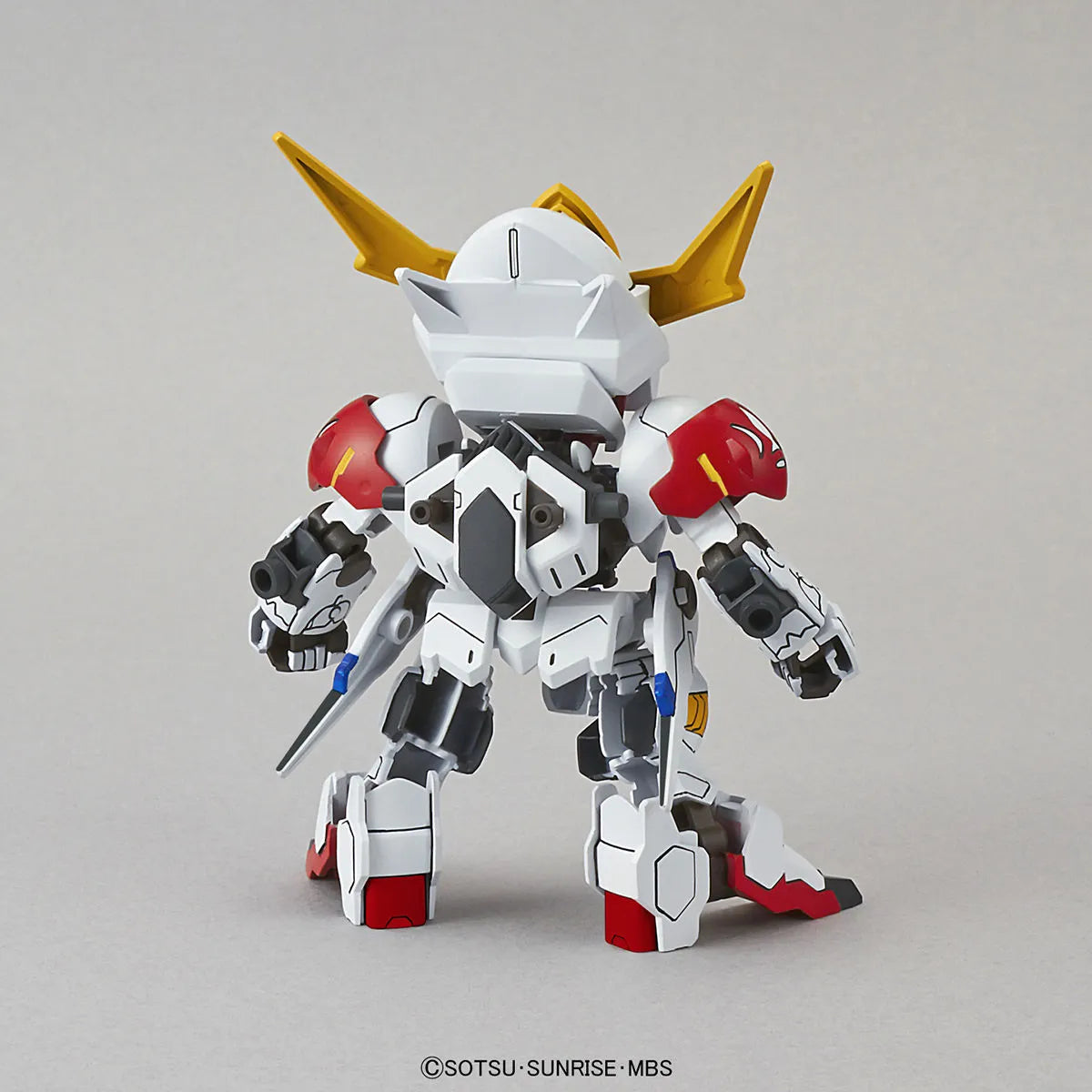 Gunpla Gundam Barbatos Lupus SD – maquette montée vue arrière