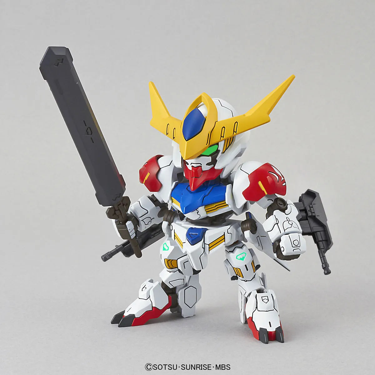 Gunpla Gundam Barbatos Lupus SD – maquette montée vue avant