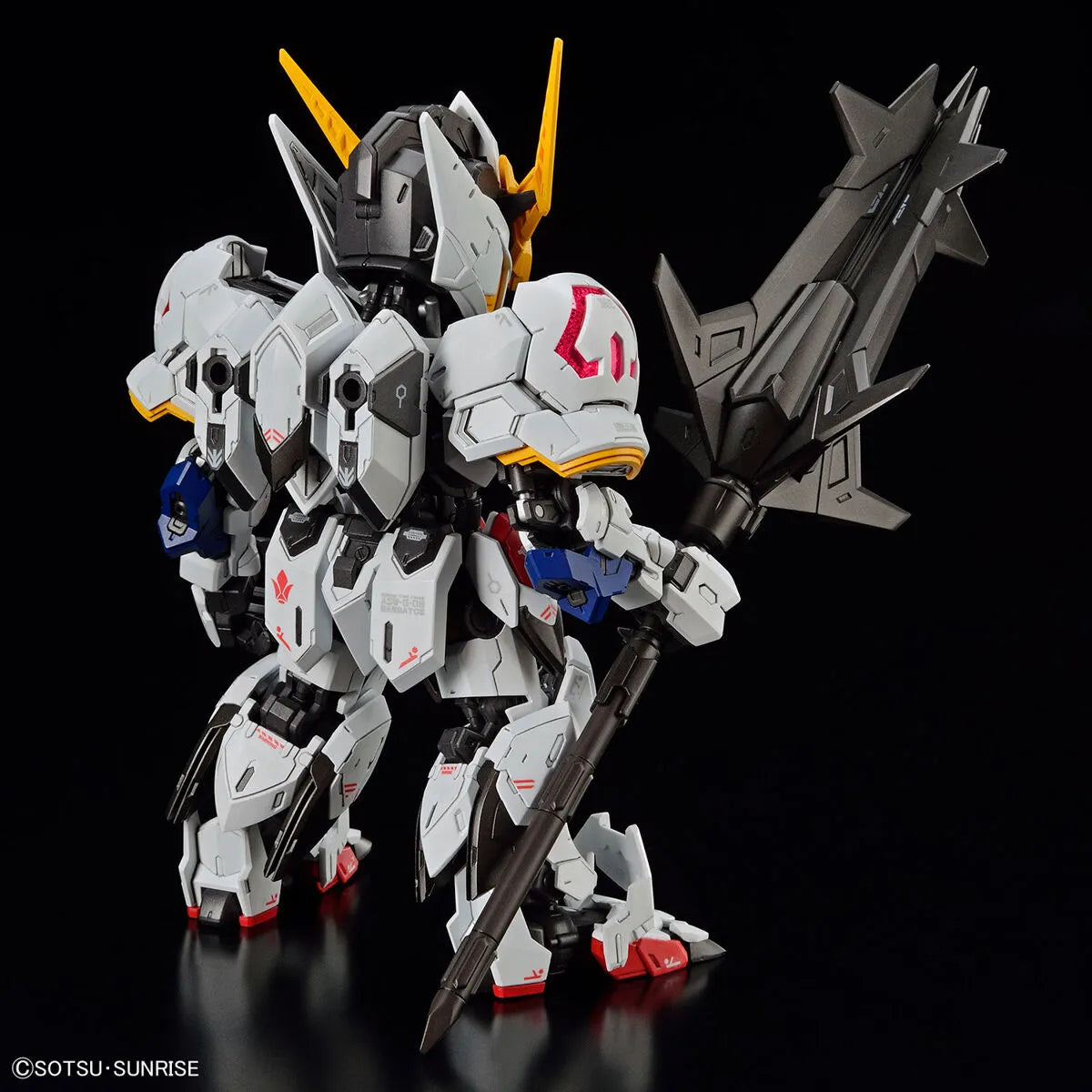 Gunpla Gundam Barbatos MGSD – maquette montée vue arrière