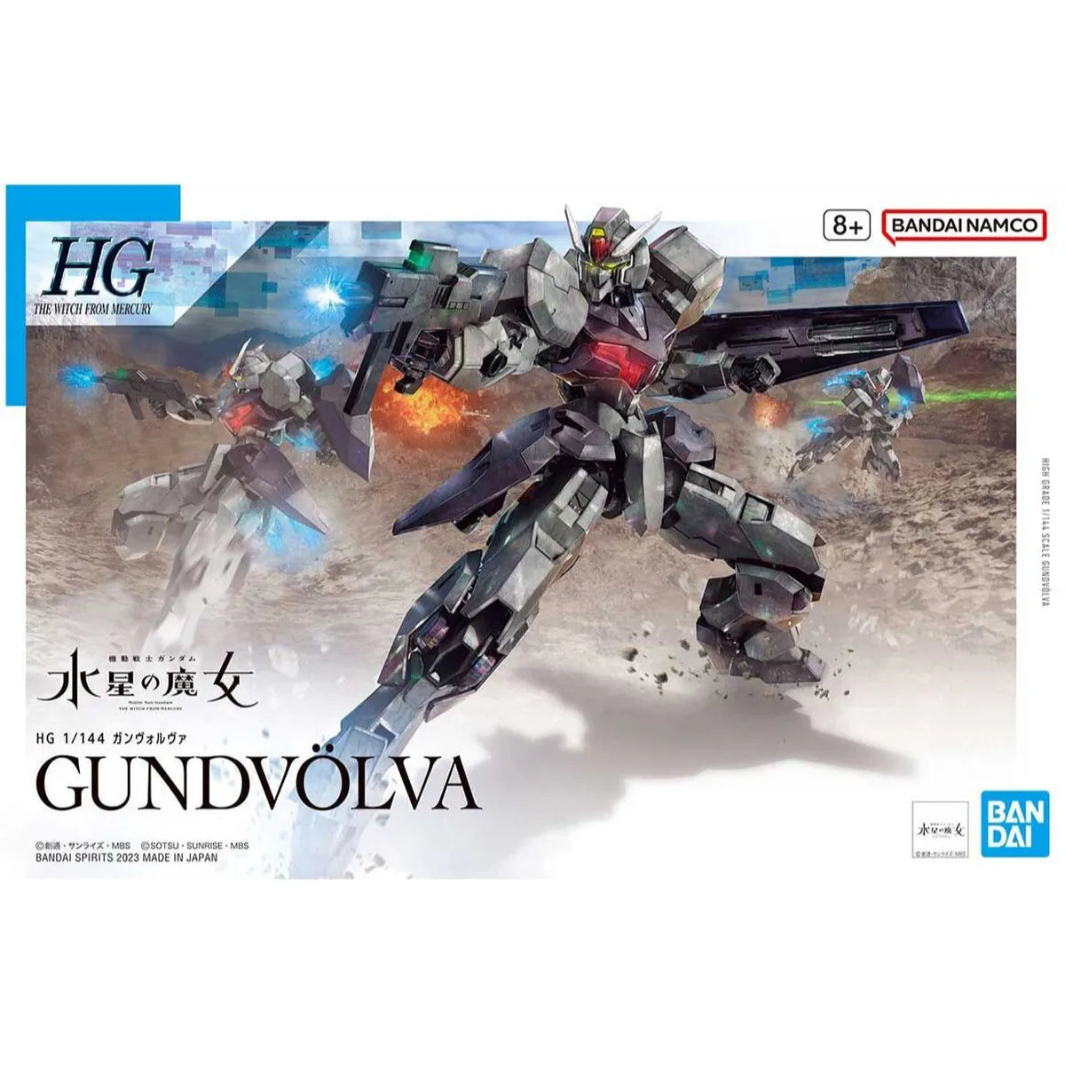 Gunpla Gundvölva HG 1/144 – boîte Bandai