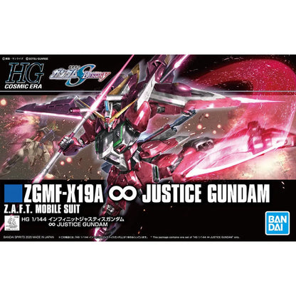 Gunpla Infinite Justice Gundam HG 1/144 – boîte Bandai