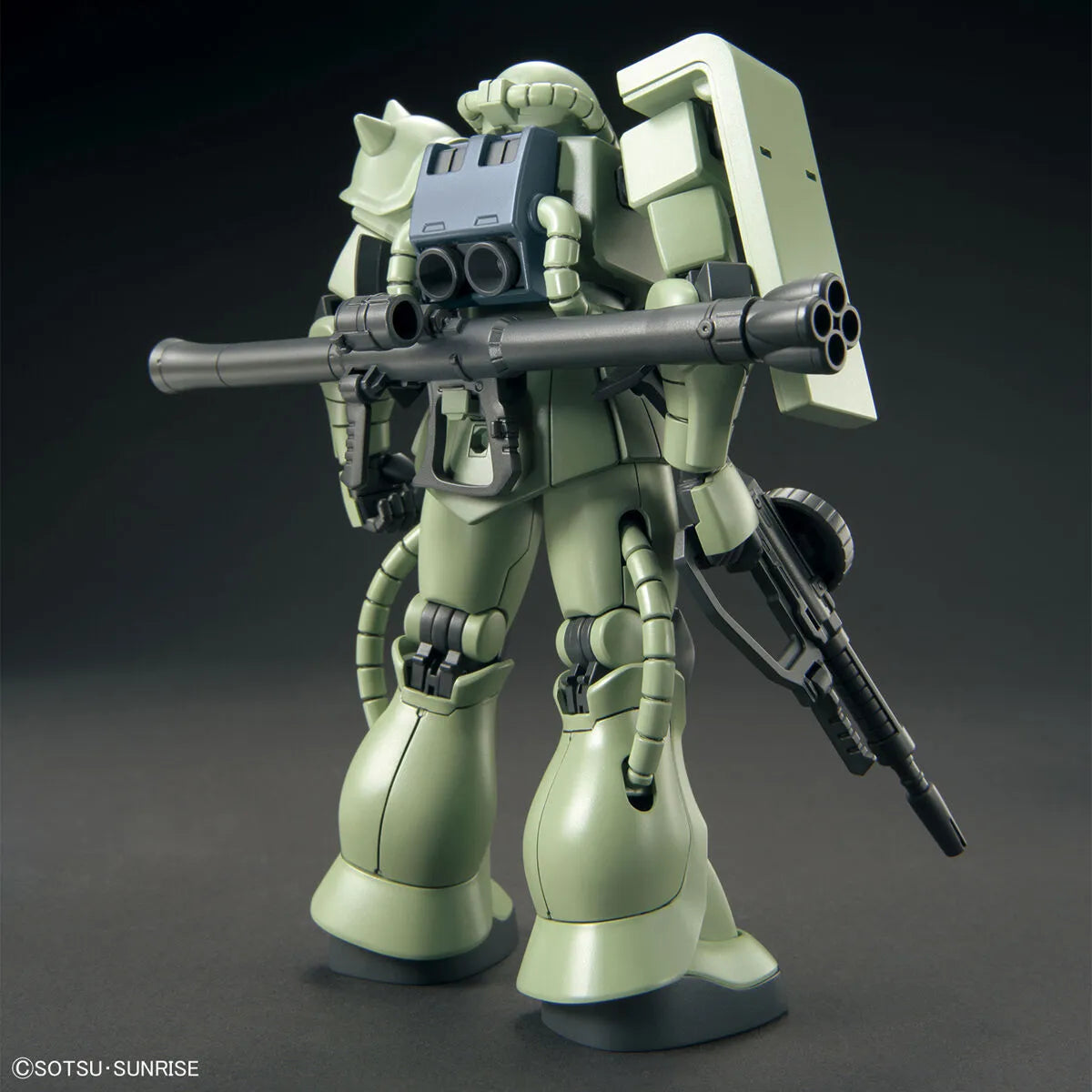Gunpla MS-06 Zaku II HG 1/144 – maquette montée vue arrière