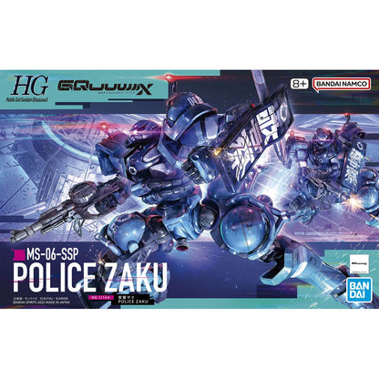 Gunpla Police Zaku HG 1/144 – boîte Bandai