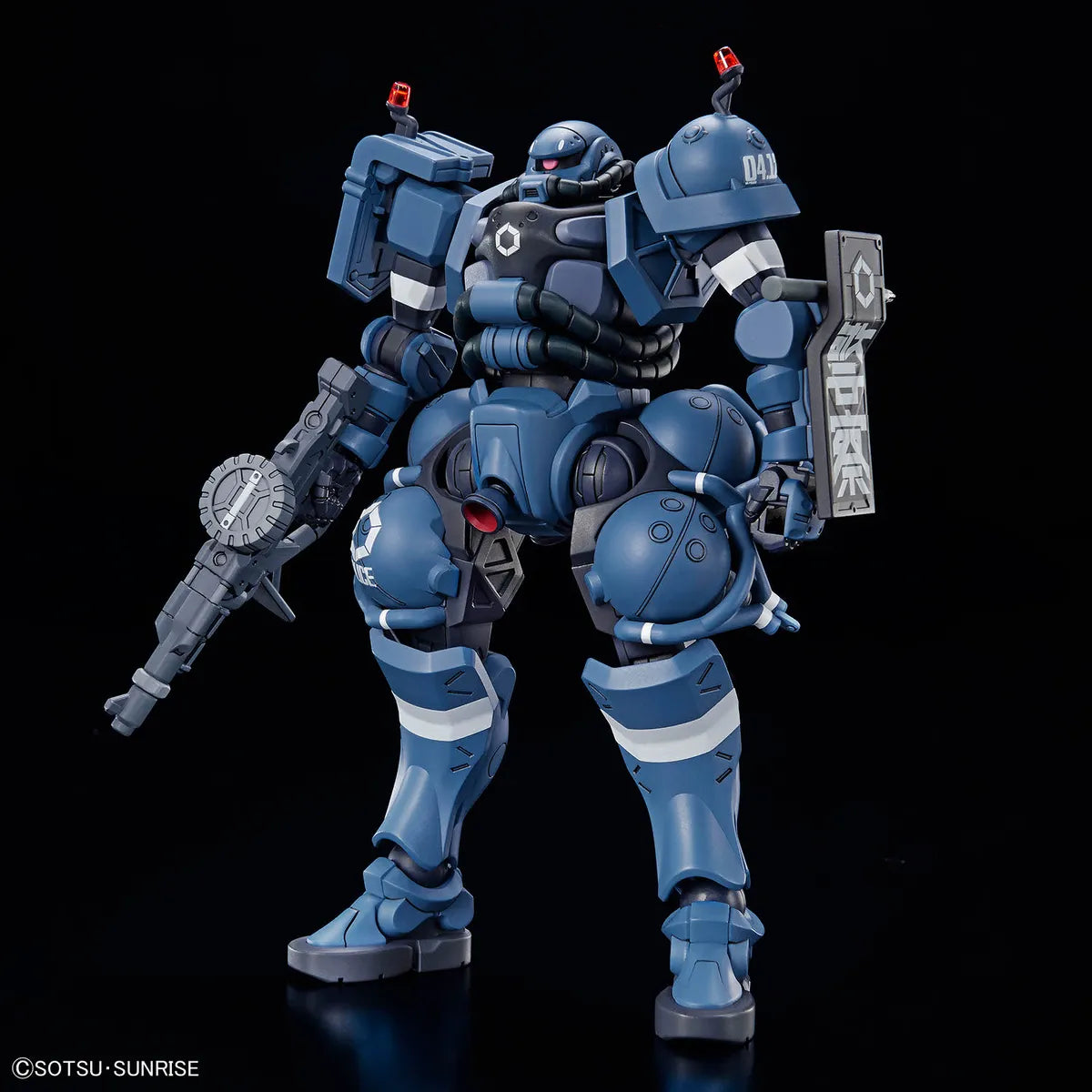 Gunpla Police Zaku HG 1/144 – maquette montée vue avant