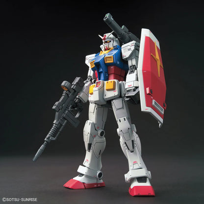 Gunpla RX-78-2 The Origin Version HG 1/144 – maquette montée vue avant