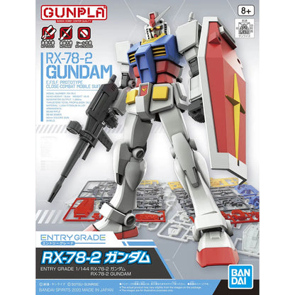 Gunpla RX-78-2 Gundam EG 1/144 – boîte Bandai