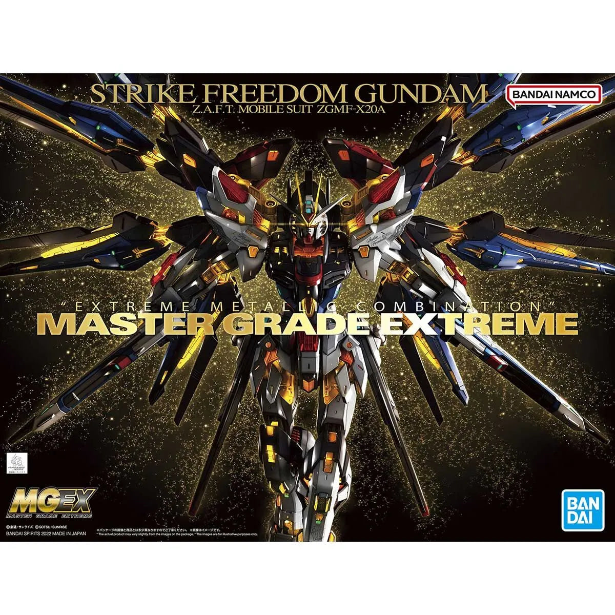 Gunpla Strike Freedom Gundam MGEX 1/100 – boîte Bandai
