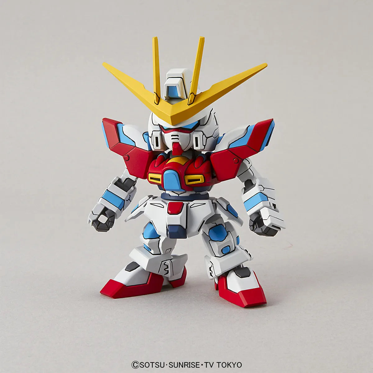 Gunpla Try Burning Gundam SD – maquette montée vue avant