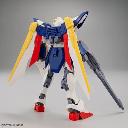 Gunpla Wing Gundam EG 1/144 – maquette montée vue de dos