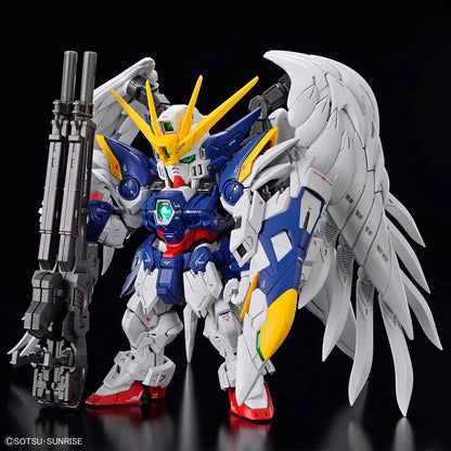 Gunpla Wing Gundam Zero EW MGSD – maquette montée vue avant