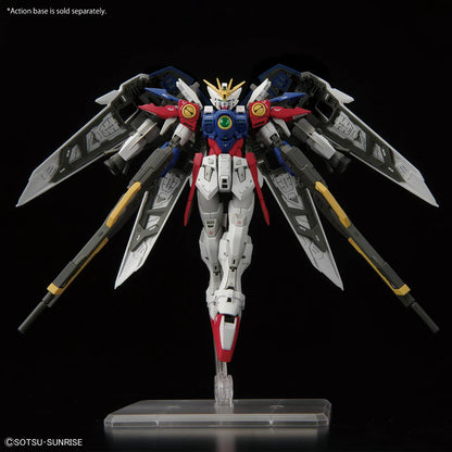 Gunpla Wing Gundam Zero HG 1/144 – maquette montée vue ailes déployées