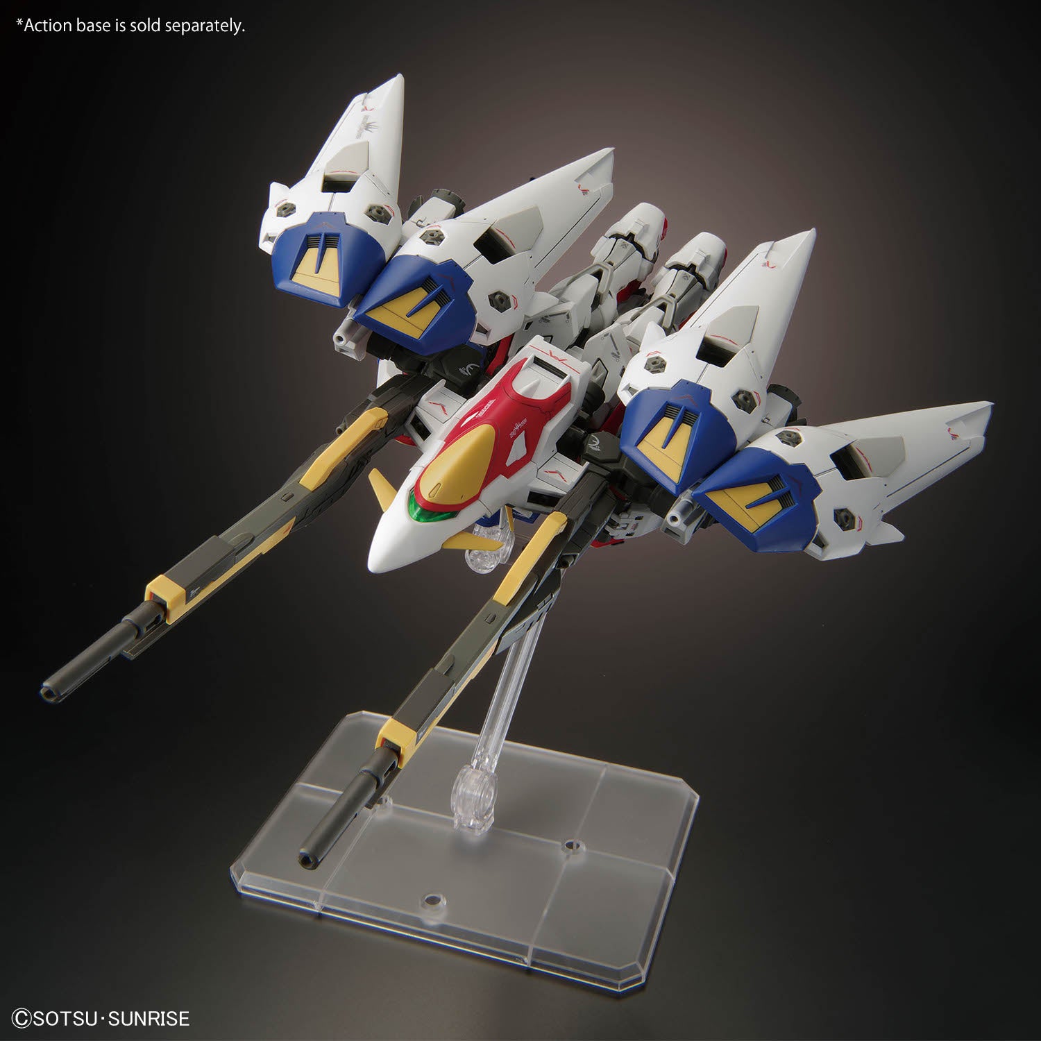 Gunpla Wing Gundam Zero HG 1/144 – maquette montée vue avion