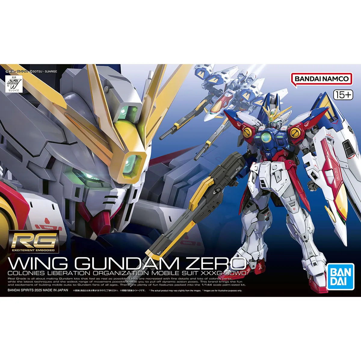 Gunpla Wing Gundam Zero HG 1/144 – boîte Bandai