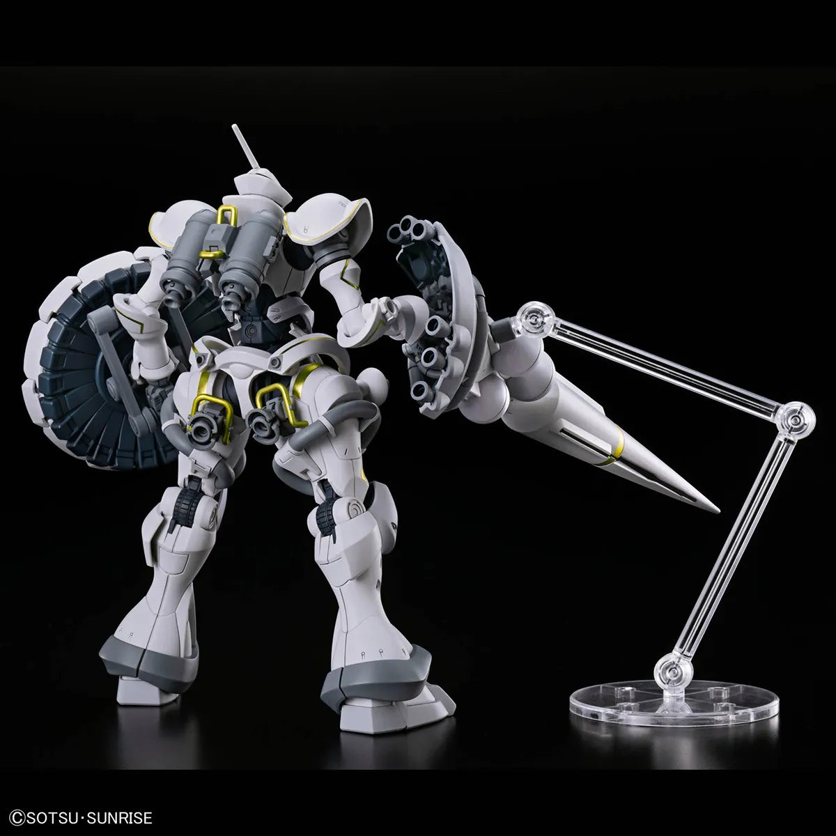 Gunpla Xavier's Gyan Hakuji Packs HG 1/144 – maquette montée vue de dos