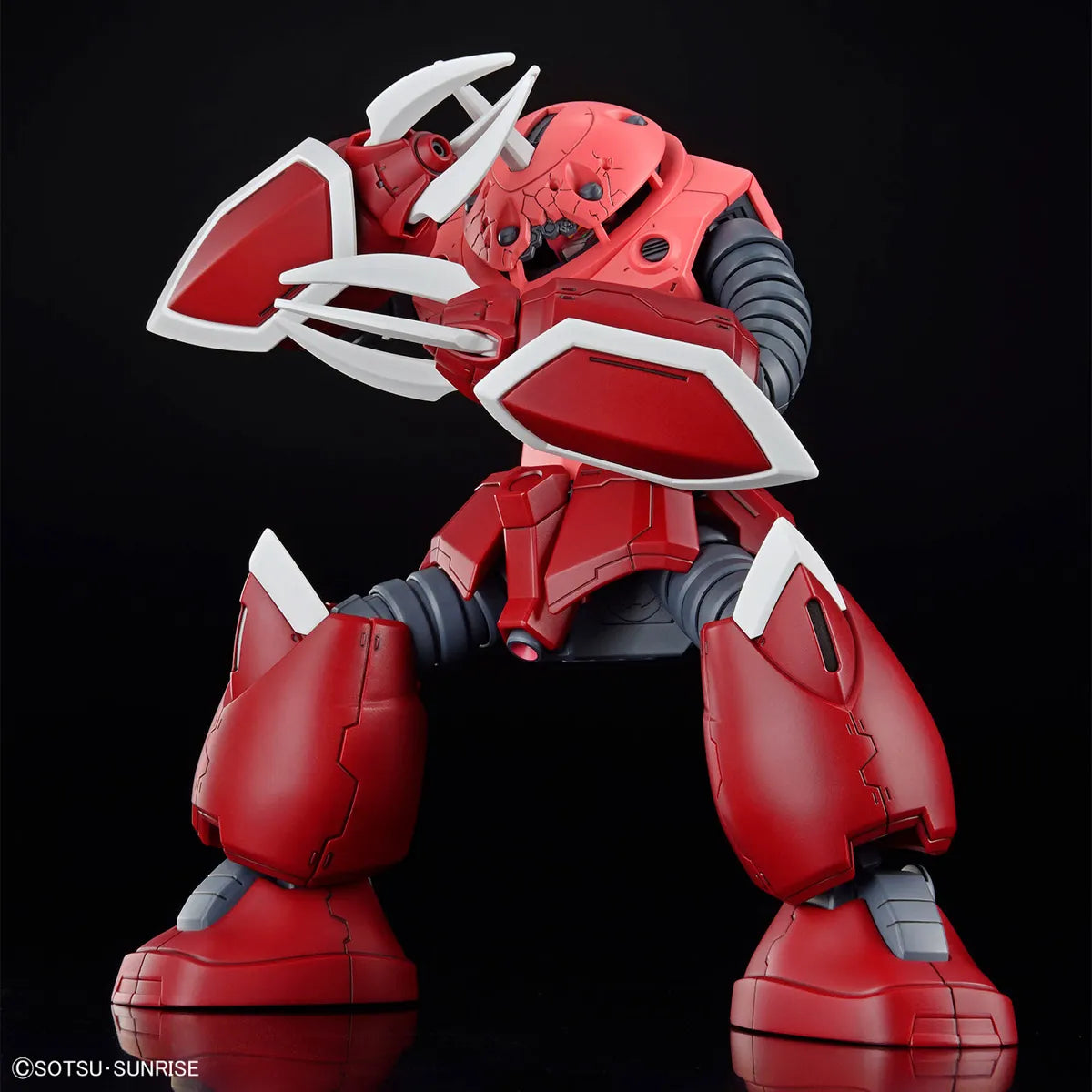 Gunpla Z'Gok Seed Freedom Version HG 1/144 – maquette montée tête fissurée