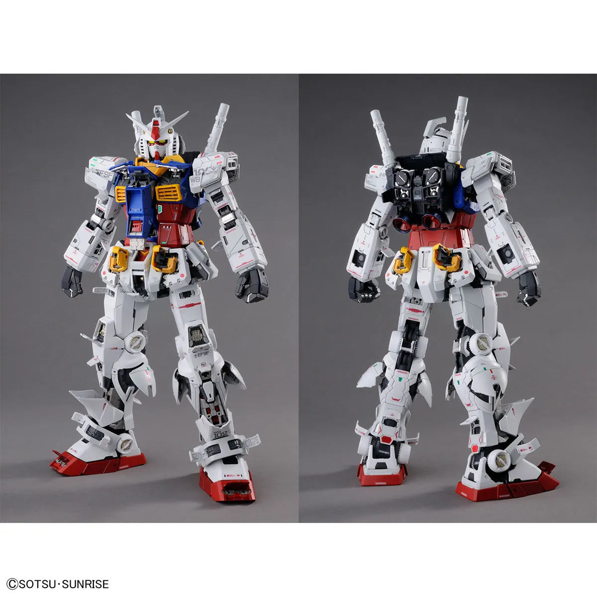 Gunpla RX-78-2 Gundam PG Unleashed 1/60 – maquette montée pannneaux ouverts