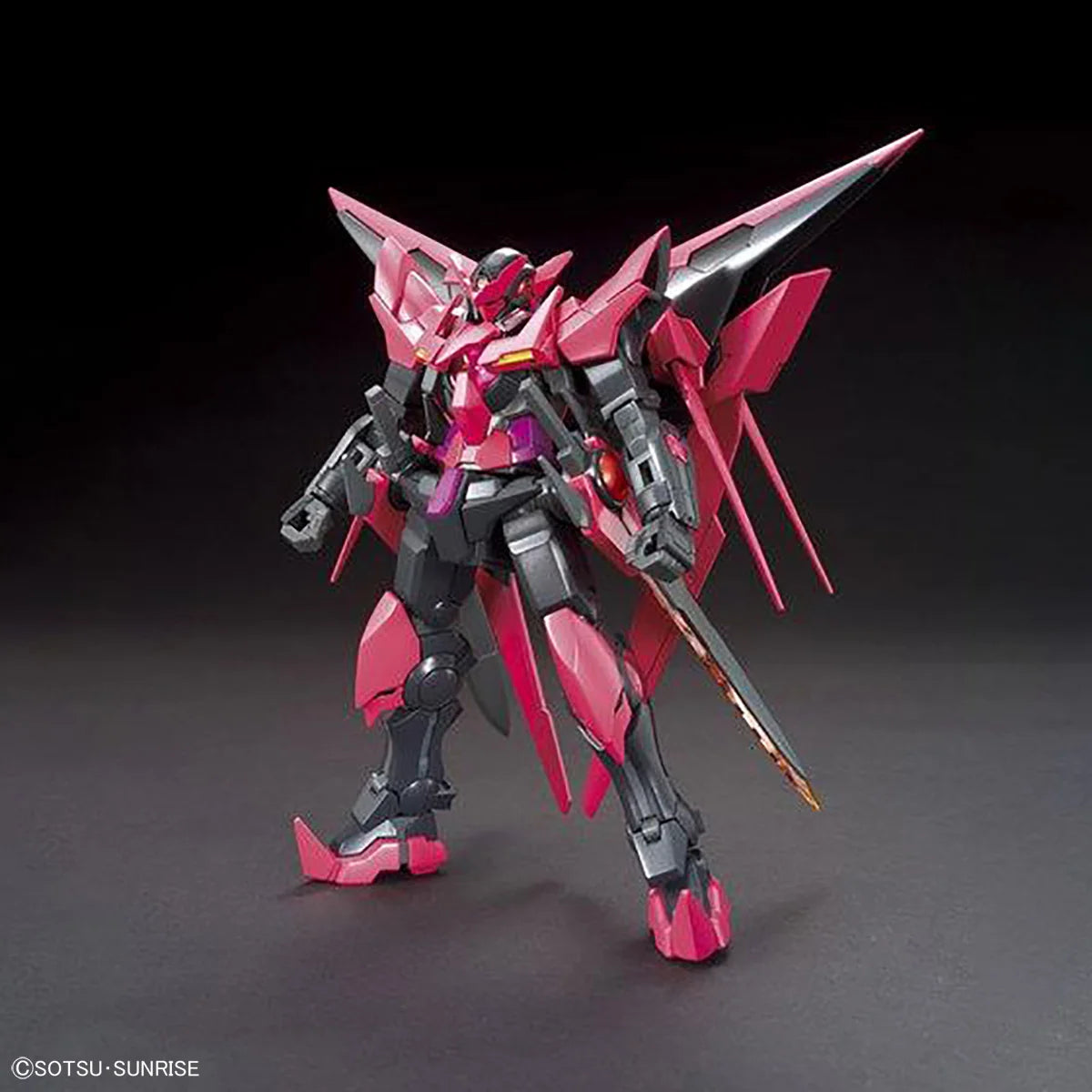 HGBF Gundam Exia Dark Matter - maquette montée