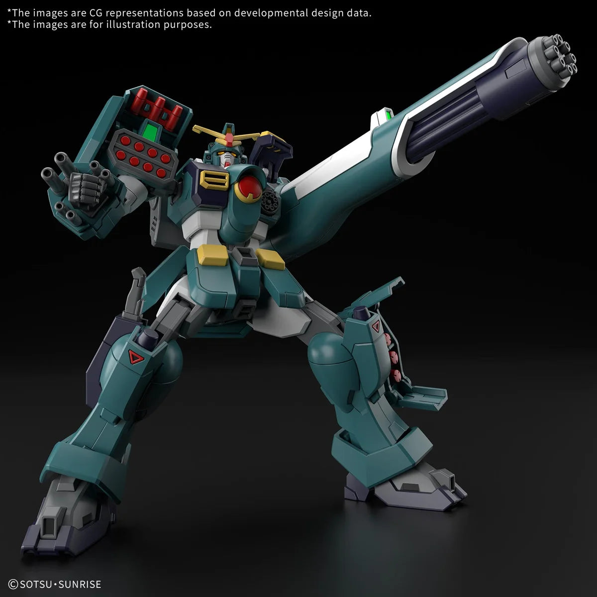 HG 1/144 Gundam Leopard - Posing avec son armement